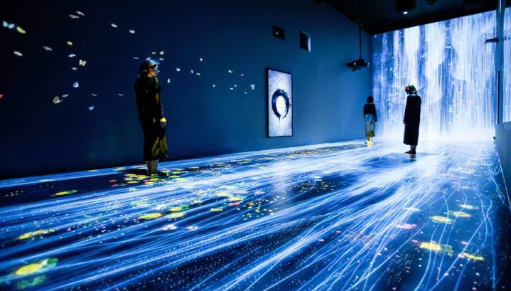 Interactive LED Floor Visualisation 